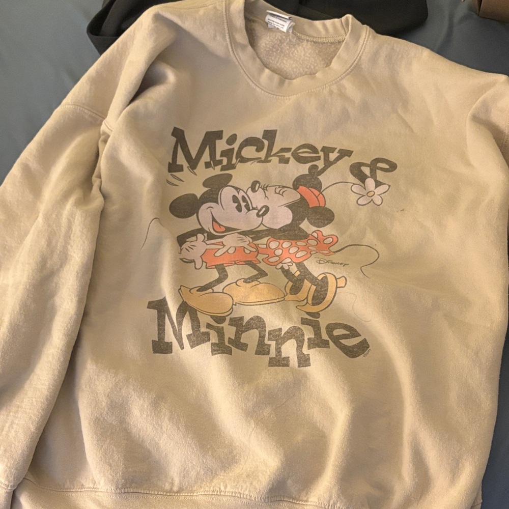 Minnie and mickie sweatshirt